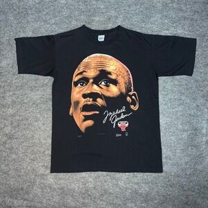 Vintage‎ 1991 Michael Jordan Chicago Bulls Big Face T Shirt Salem Men's Large